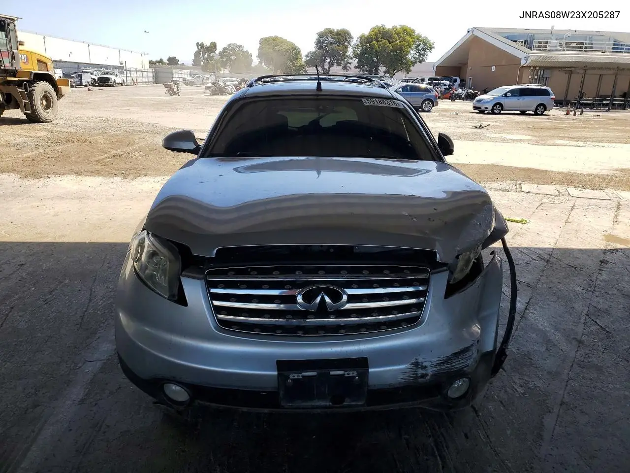 2003 Infiniti Fx35 Base VIN: JNRAS08W23X205287 Lot: 59188316