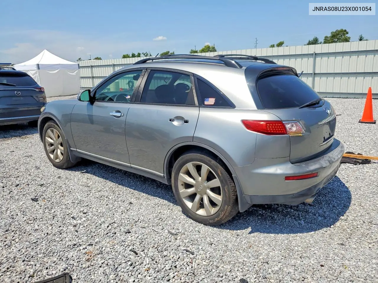 2003 Infiniti Fx35 Base VIN: JNRAS08U23X001054 Lot: 59880256