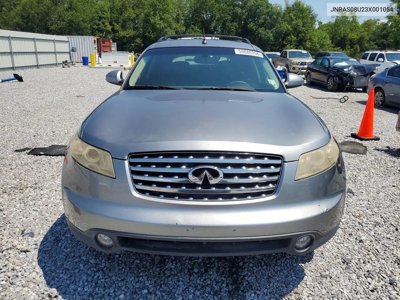 2003 Infiniti Fx35 Base VIN: JNRAS08U23X001054 Lot: 59880256