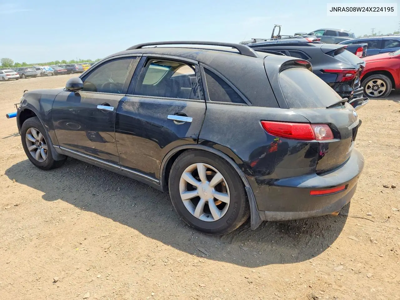 2004 Infiniti Fx35 Base VIN: JNRAS08W24X224195 Lot: 54844796