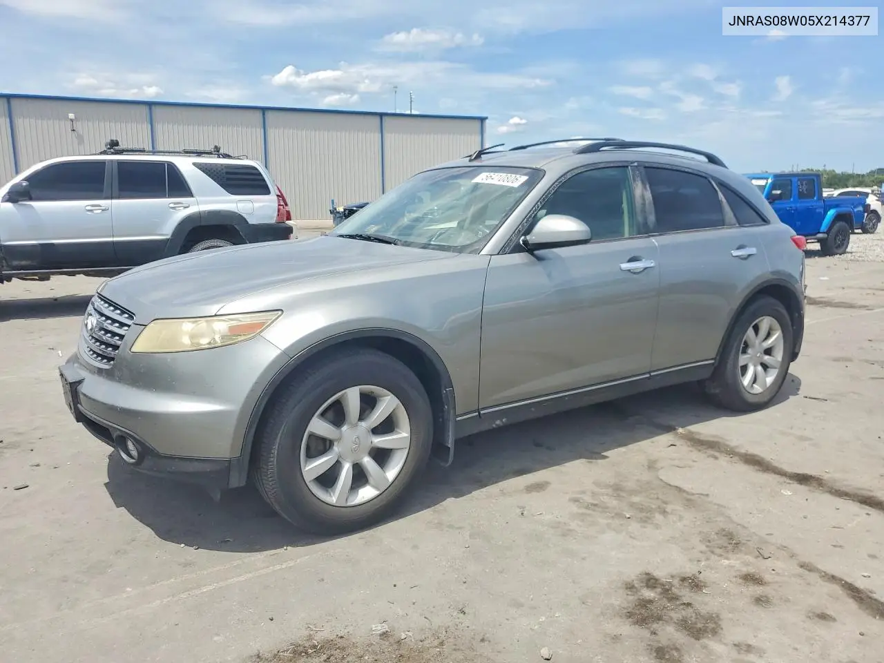2005 Infiniti Fx35 Base VIN: JNRAS08W05X214377 Lot: 56410806