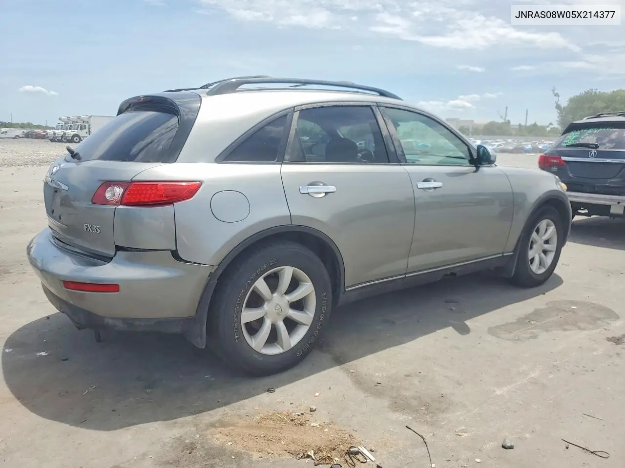 2005 Infiniti Fx35 Base VIN: JNRAS08W05X214377 Lot: 56410806