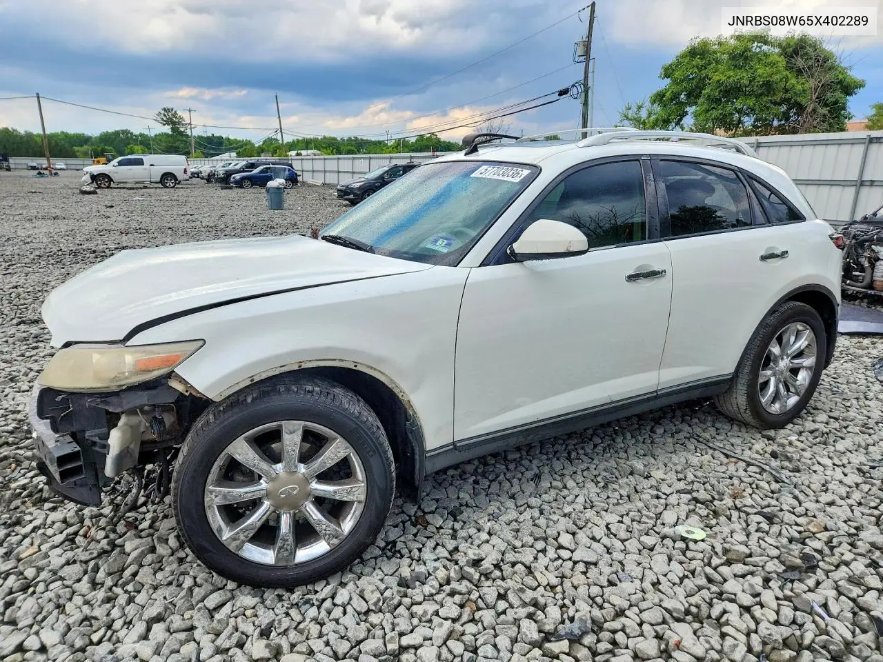 2005 Infiniti Fx45 Base VIN: JNRBS08W65X402289 Lot: 57703036