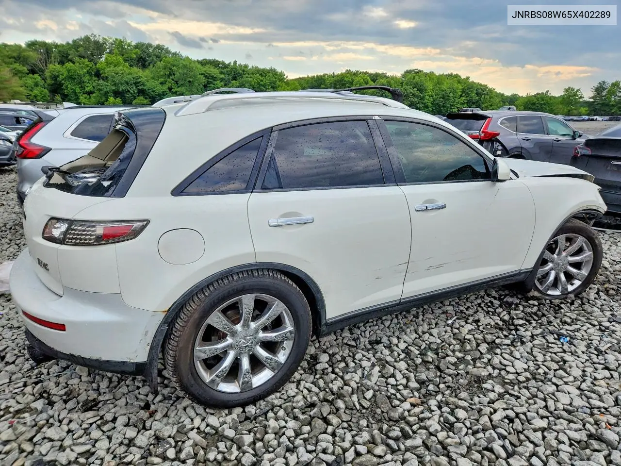 2005 Infiniti Fx45 Base VIN: JNRBS08W65X402289 Lot: 57703036