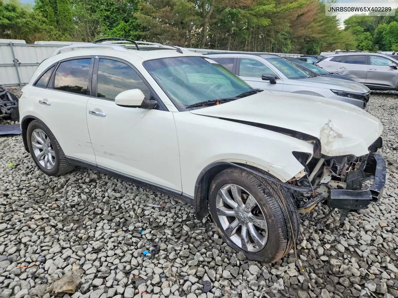 2005 Infiniti Fx45 Base VIN: JNRBS08W65X402289 Lot: 57703036