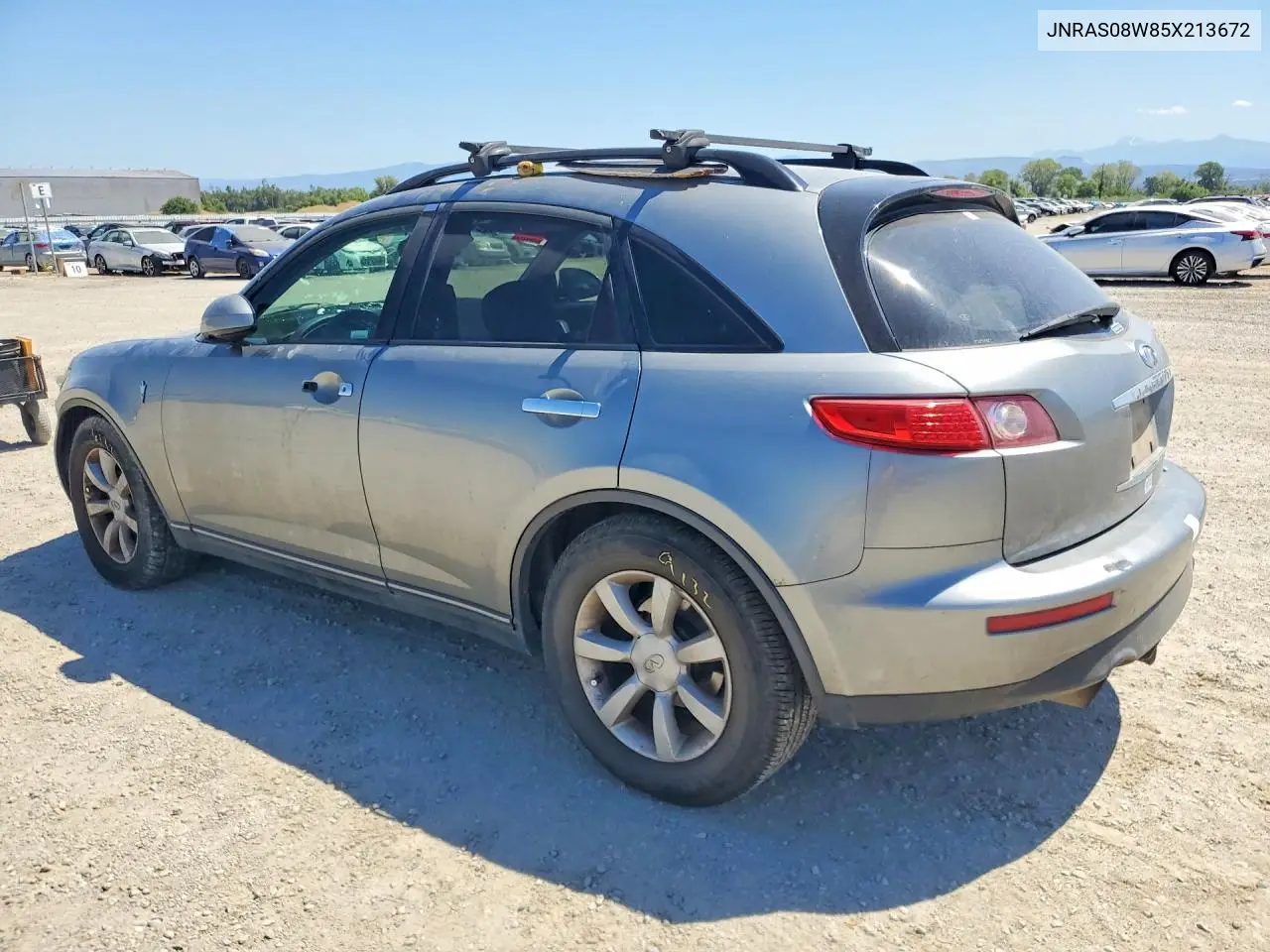 2005 Infiniti Fx35 Base VIN: JNRAS08W85X213672 Lot: 60131206