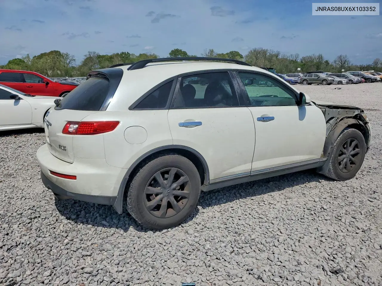 2006 Infiniti Fx35 Base VIN: JNRAS08UX6X103352 Lot: 56695626