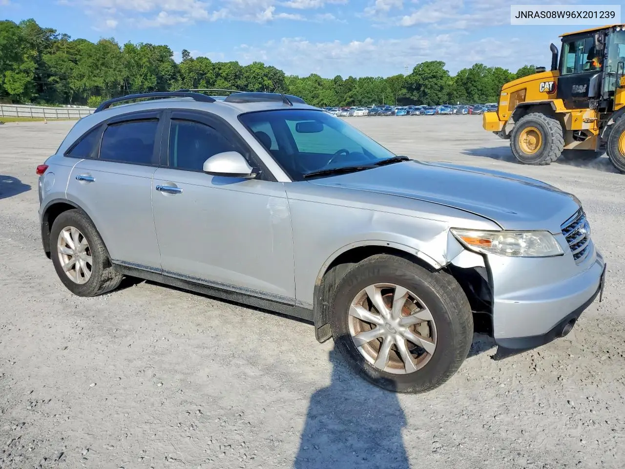2006 Infiniti Fx35 Base VIN: JNRAS08W96X201239 Lot: 59131916
