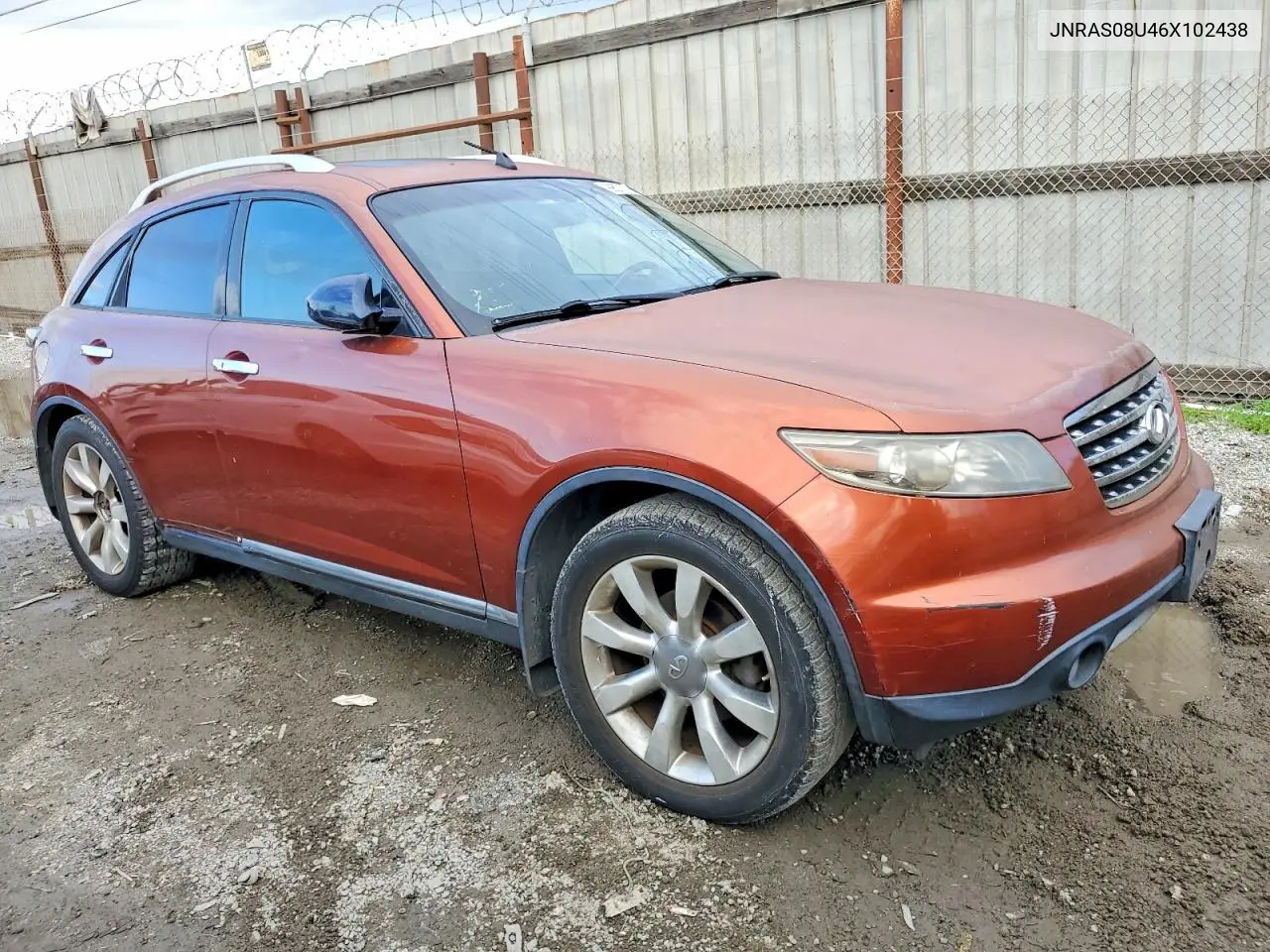 2006 Infiniti Fx35 VIN: JNRAS08U46X102438 Lot: 99577745