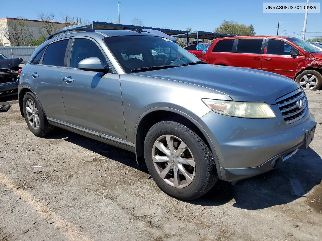 2007 Infiniti Fx35 Base VIN: JNRAS08U37X100939 Lot: 58989926