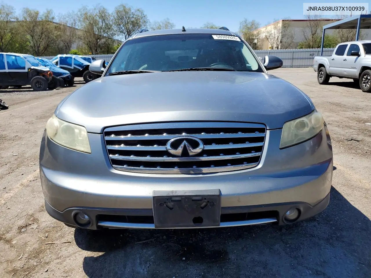 2007 Infiniti Fx35 Base VIN: JNRAS08U37X100939 Lot: 58989926
