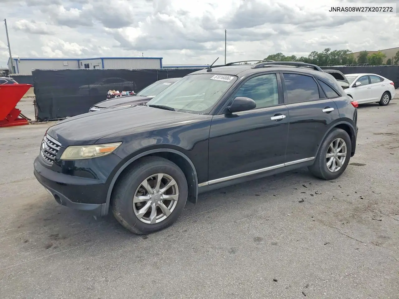 2007 Infiniti Fx35 Base VIN: JNRAS08W27X207272 Lot: 61016886