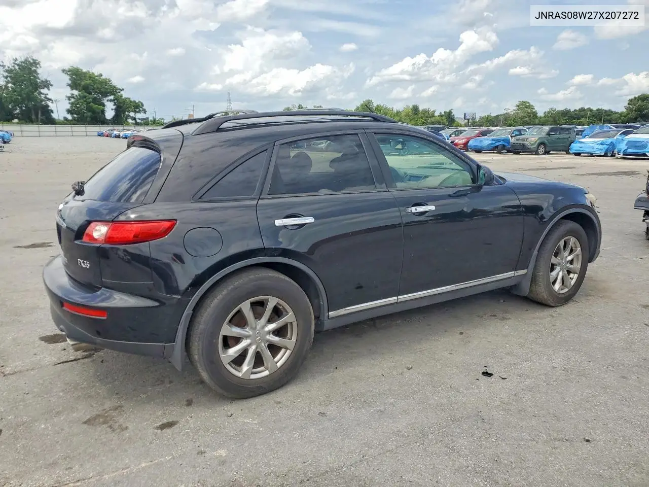 2007 Infiniti Fx35 Base VIN: JNRAS08W27X207272 Lot: 61016886