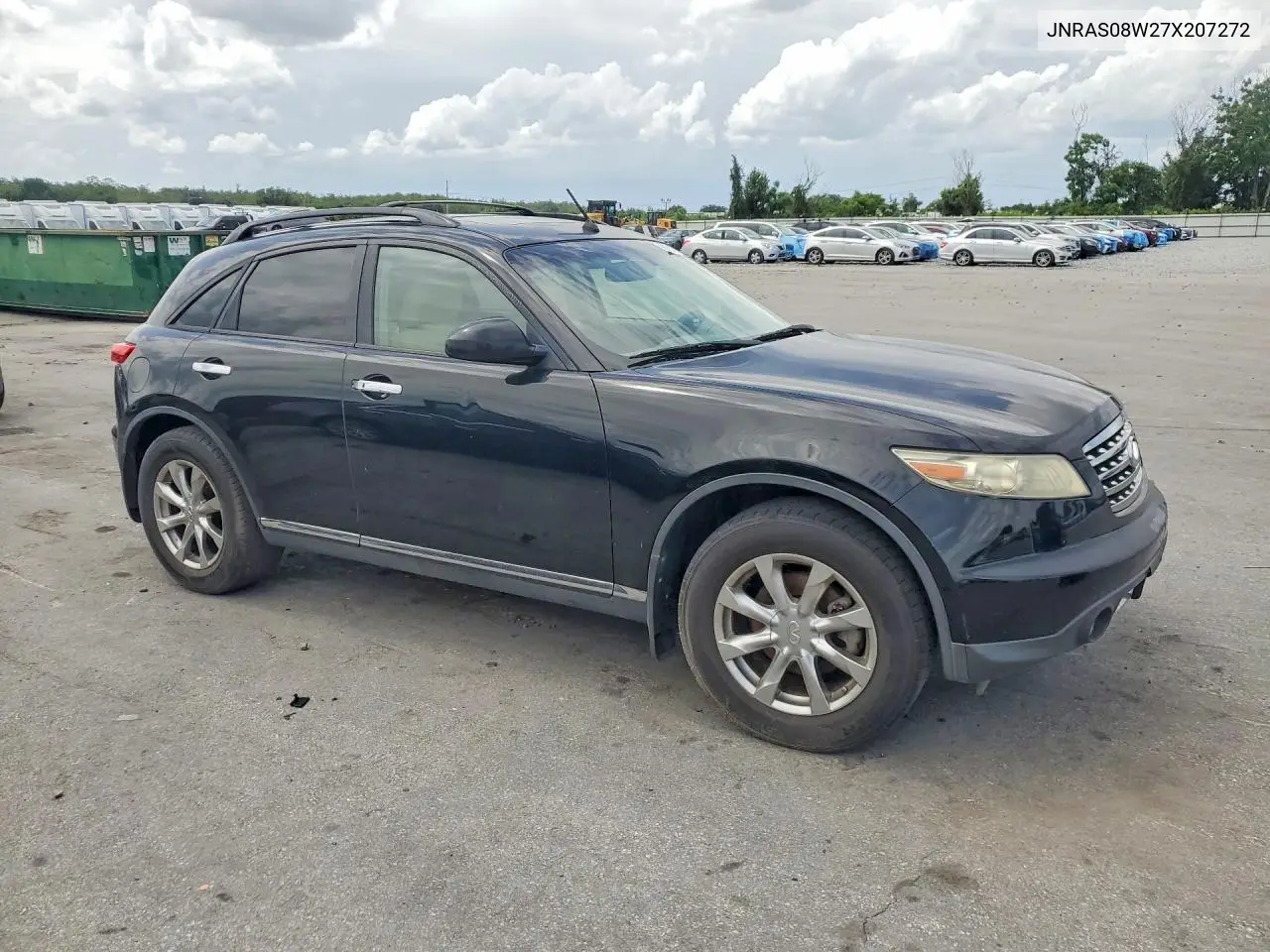 2007 Infiniti Fx35 Base VIN: JNRAS08W27X207272 Lot: 61016886