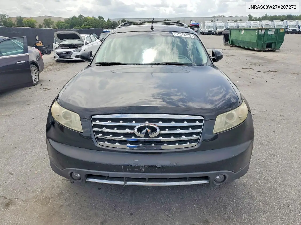 2007 Infiniti Fx35 Base VIN: JNRAS08W27X207272 Lot: 61016886