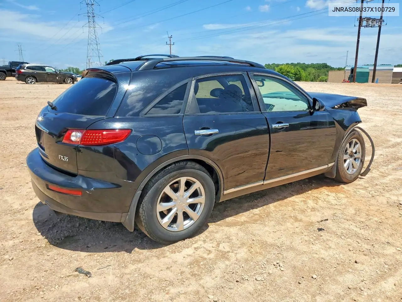 2007 Infiniti Fx35 Base VIN: JNRAS08U37X100729 Lot: 61111946