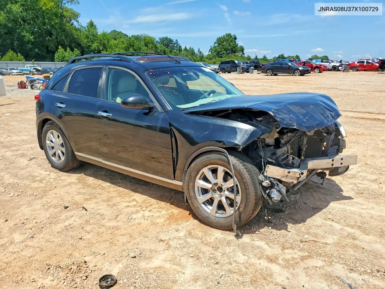 2007 Infiniti Fx35 Base VIN: JNRAS08U37X100729 Lot: 61111946