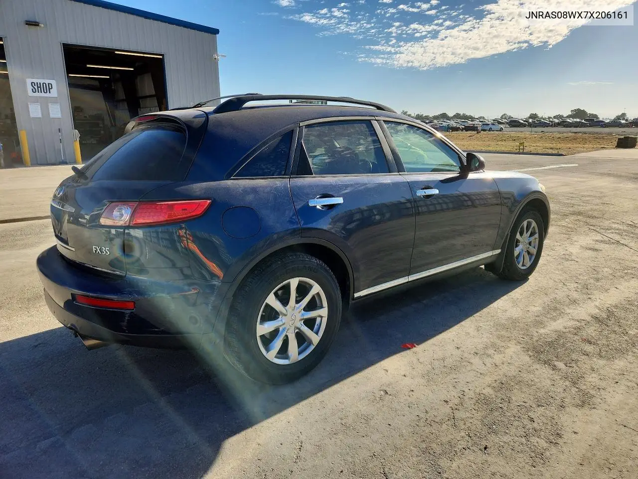 2007 Infiniti Fx35 Base VIN: JNRAS08WX7X206161 Lot: 61627546