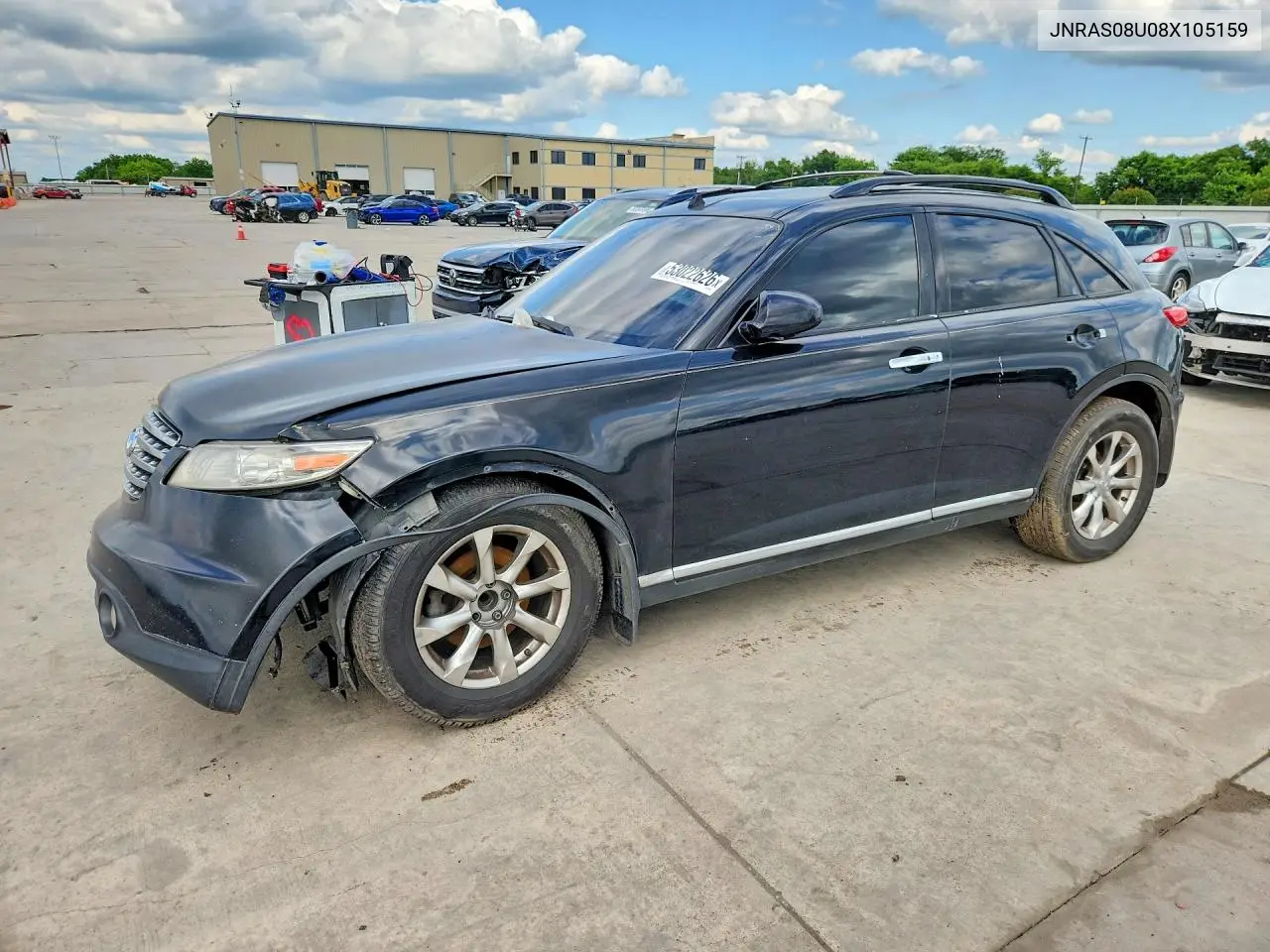 2008 Infiniti Fx35 Base VIN: JNRAS08U08X105159 Lot: 53022626