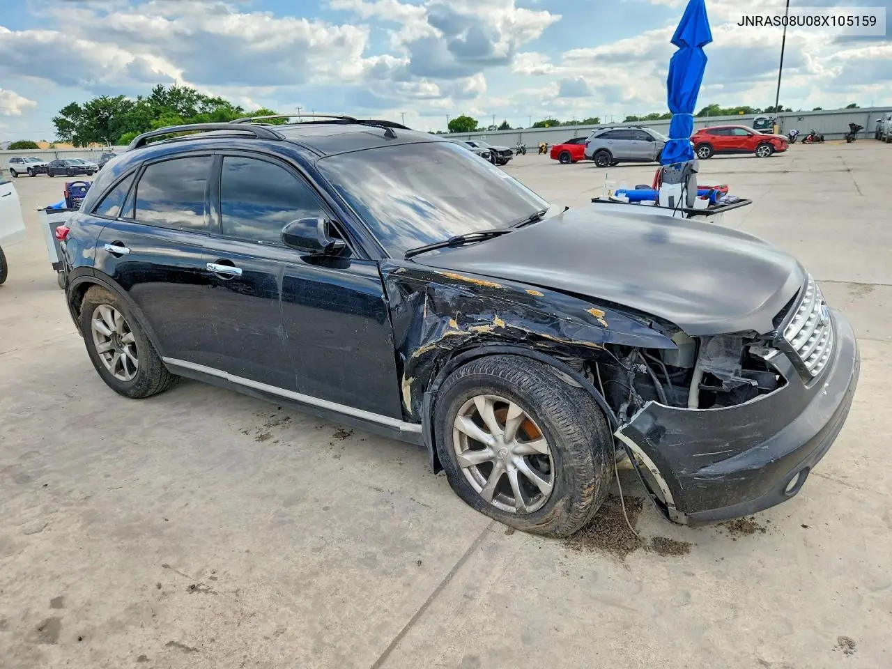 2008 Infiniti Fx35 Base VIN: JNRAS08U08X105159 Lot: 53022626