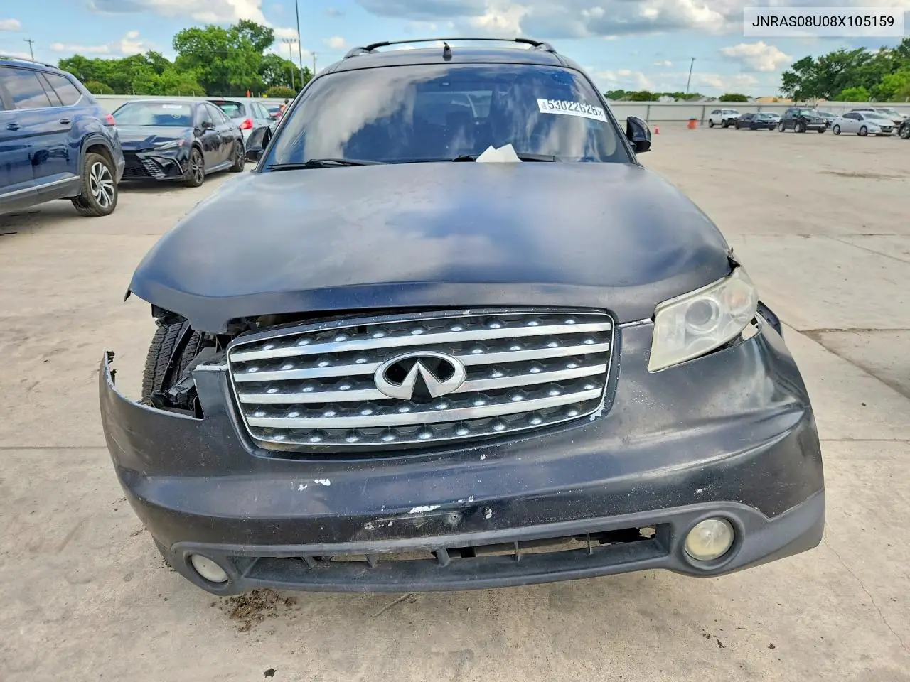 2008 Infiniti Fx35 Base VIN: JNRAS08U08X105159 Lot: 53022626
