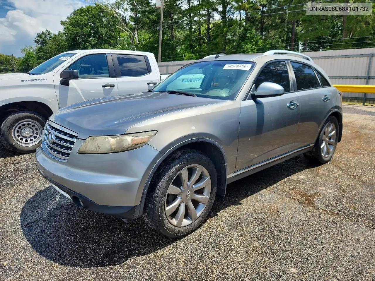 2008 Infiniti Fx35 Base VIN: JNRAS08U68X101732 Lot: 54624896