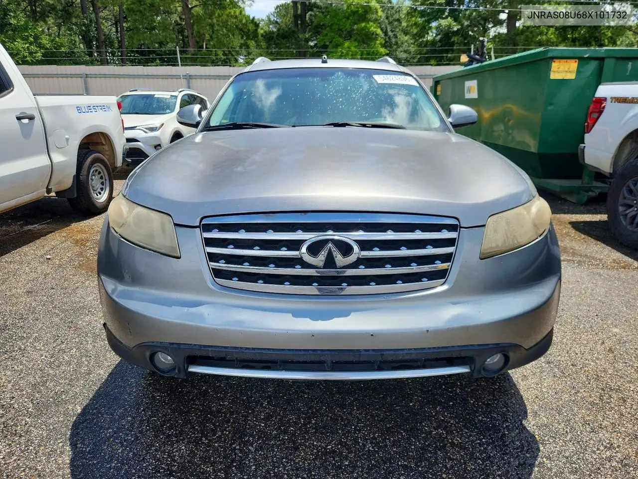 2008 Infiniti Fx35 Base VIN: JNRAS08U68X101732 Lot: 54624896