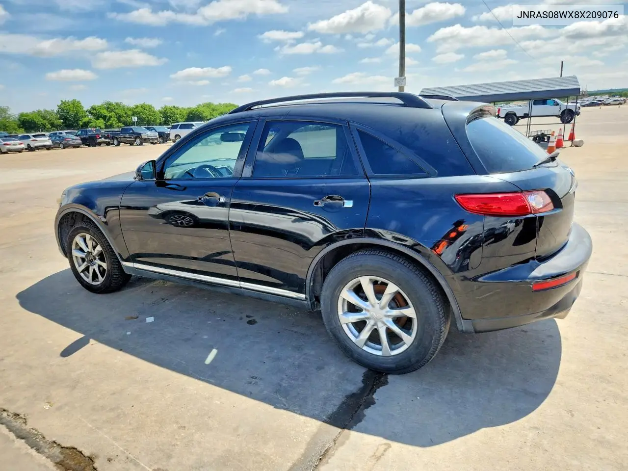 2008 Infiniti Fx35 Base VIN: JNRAS08WX8X209076 Lot: 54979466