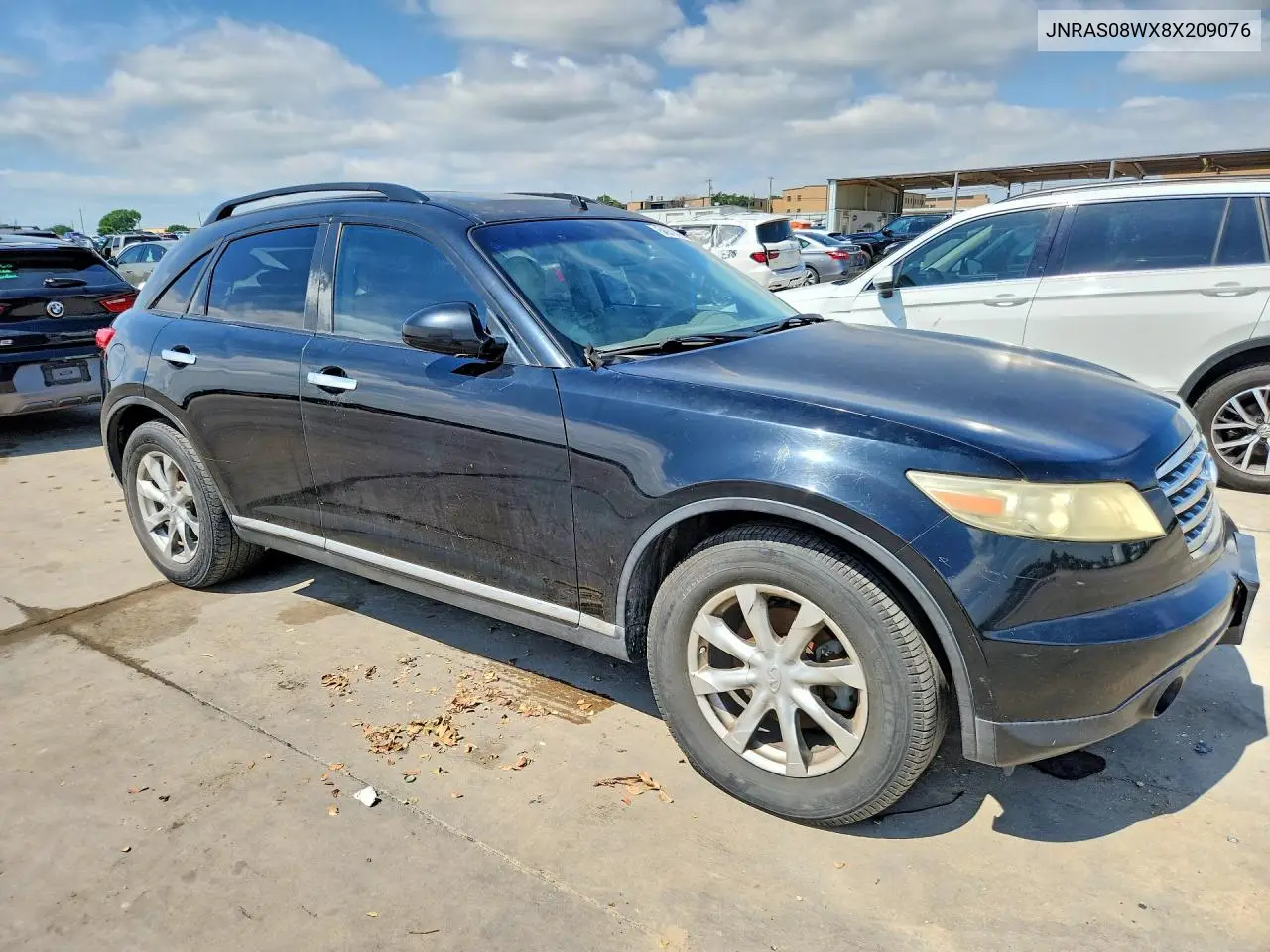 2008 Infiniti Fx35 Base VIN: JNRAS08WX8X209076 Lot: 54979466