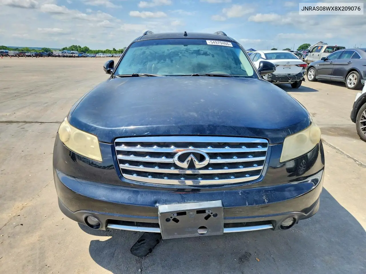 2008 Infiniti Fx35 Base VIN: JNRAS08WX8X209076 Lot: 54979466
