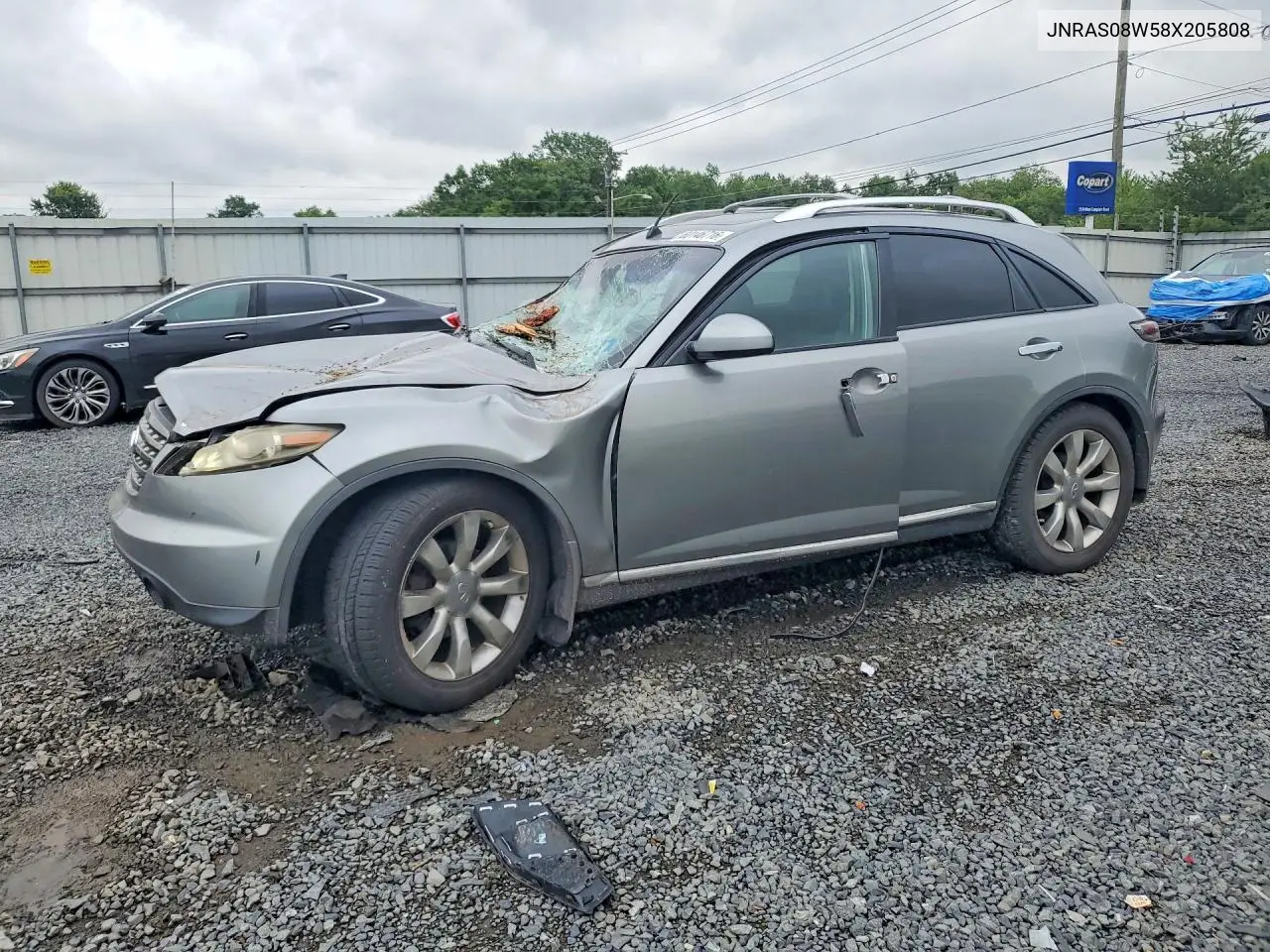 2008 Infiniti Fx35 Base VIN: JNRAS08W58X205808 Lot: 60146716