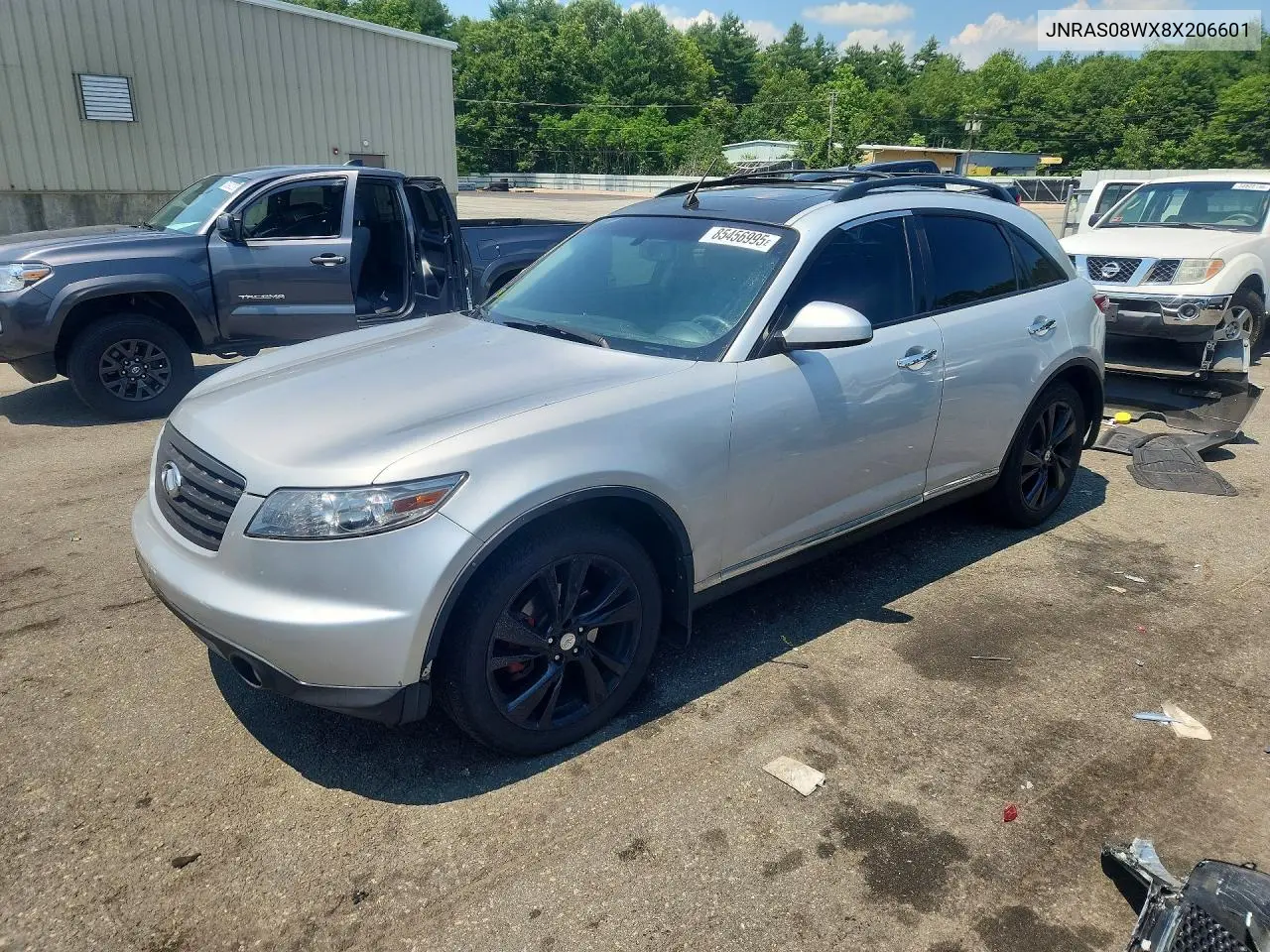 2008 Infiniti Fx35 VIN: JNRAS08WX8X206601 Lot: 85456995