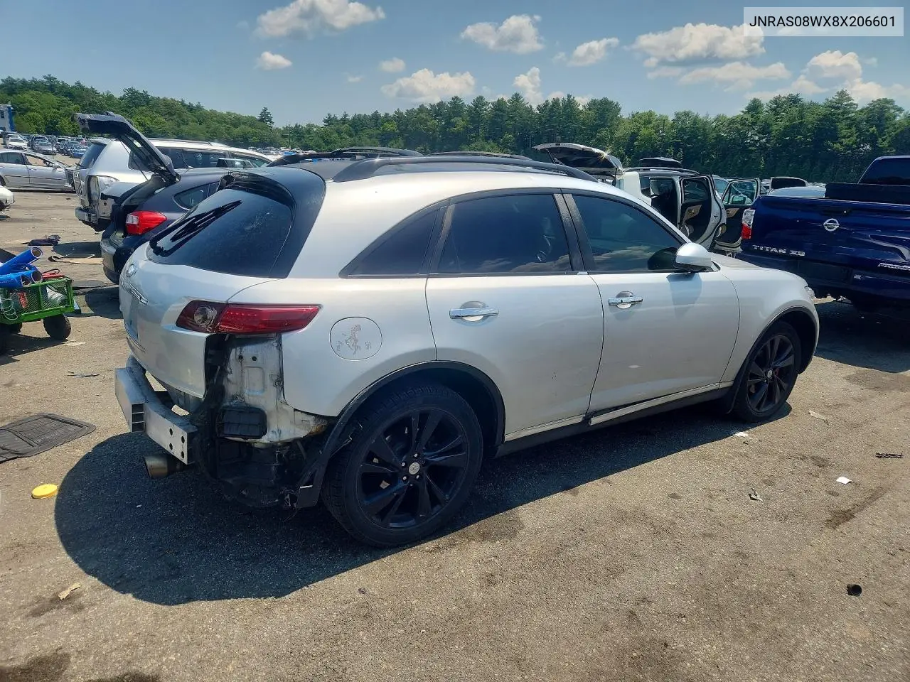 2008 Infiniti Fx35 VIN: JNRAS08WX8X206601 Lot: 85456995