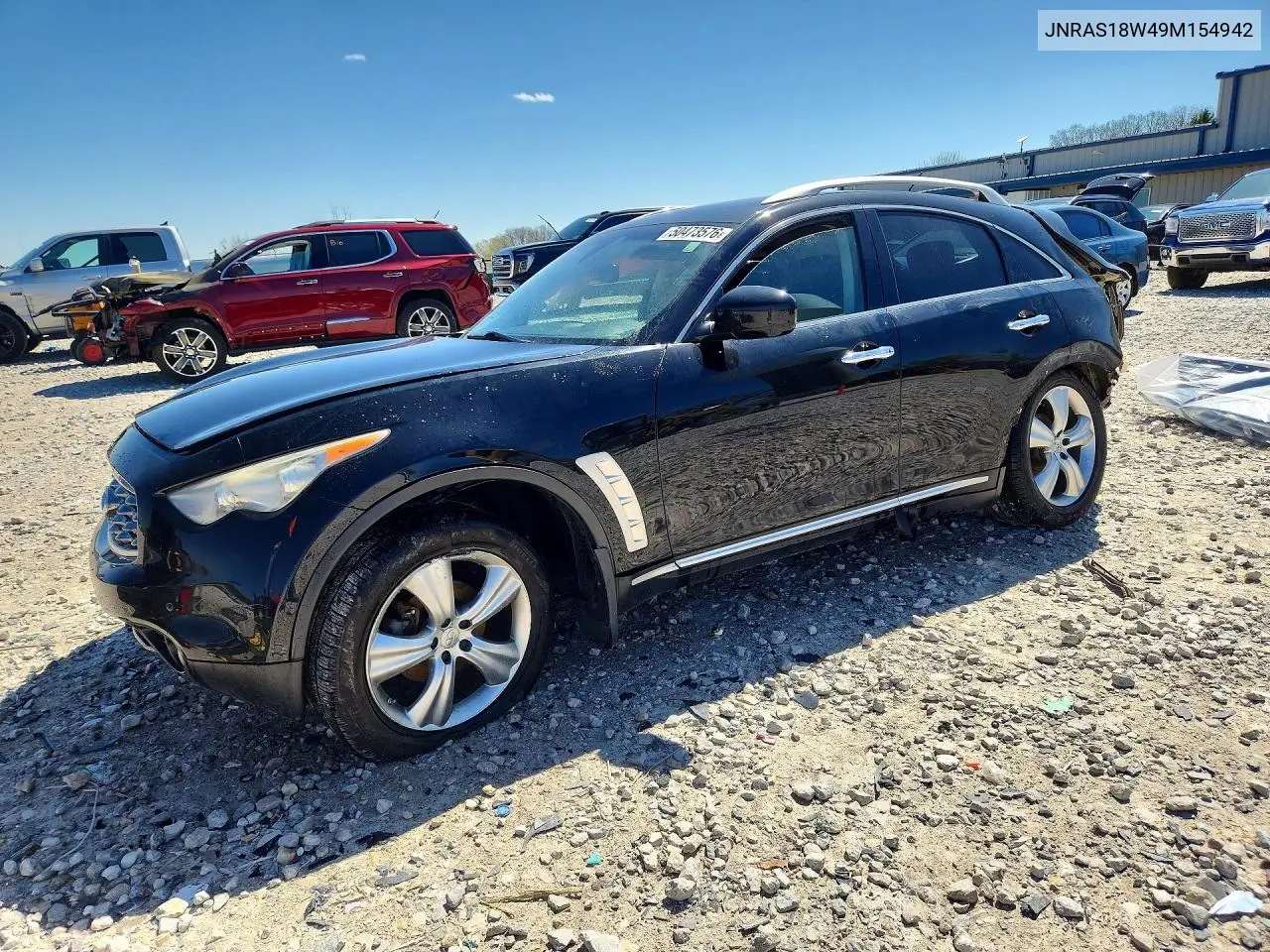 2009 Infiniti Fx35 Base VIN: JNRAS18W49M154942 Lot: 50473576