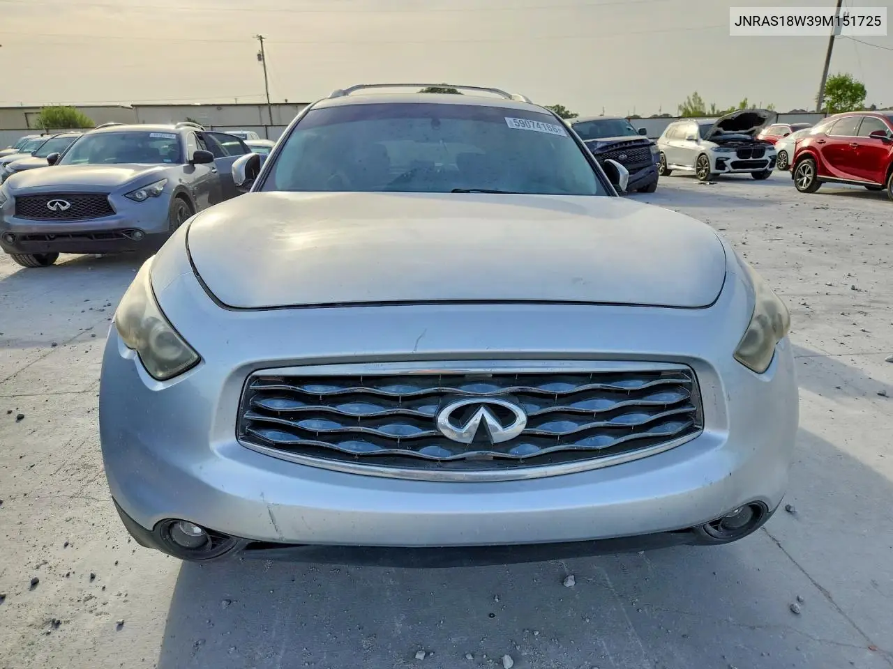 2009 Infiniti Fx35 Base VIN: JNRAS18W39M151725 Lot: 59074186