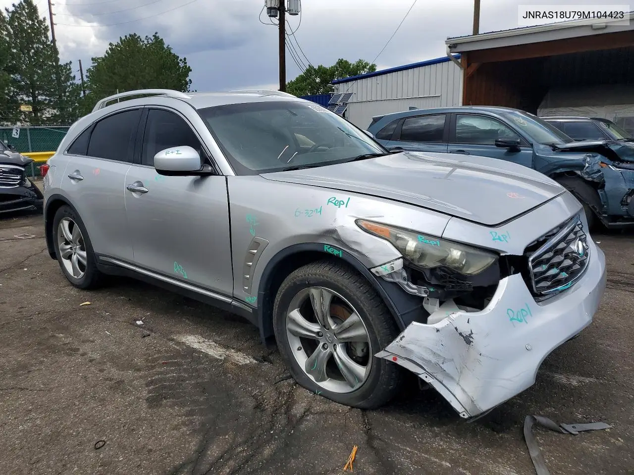 2009 Infiniti Fx35 Base VIN: JNRAS18U79M104423 Lot: 59747266