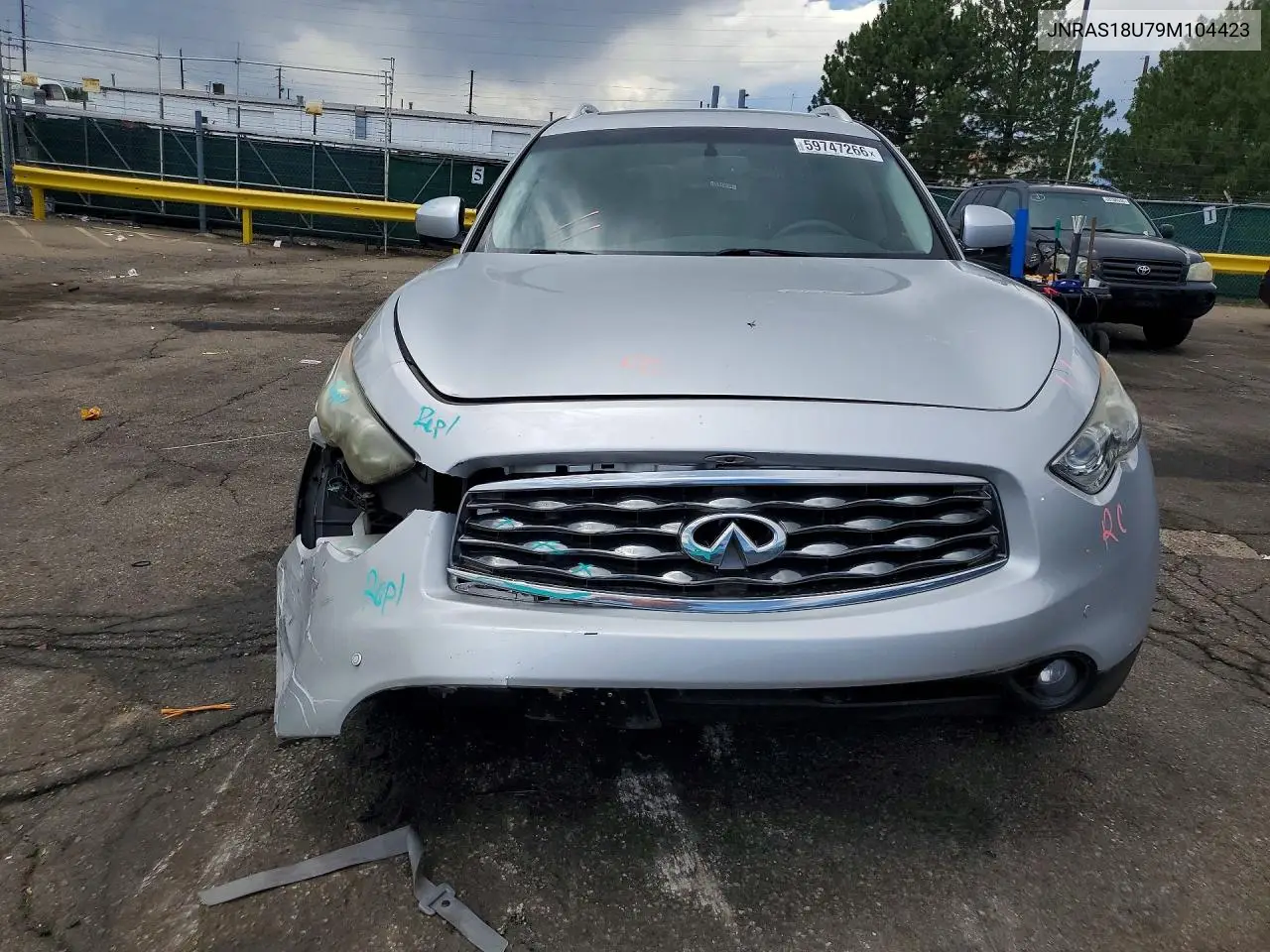 2009 Infiniti Fx35 Base VIN: JNRAS18U79M104423 Lot: 59747266