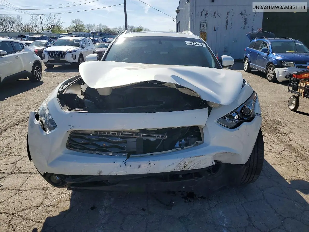 2010 Infiniti Fx35 Base VIN: JN8AS1MW8AM851111 Lot: 50508776