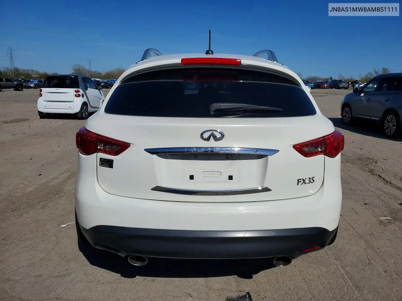 2010 Infiniti Fx35 Base VIN: JN8AS1MW8AM851111 Lot: 50508776
