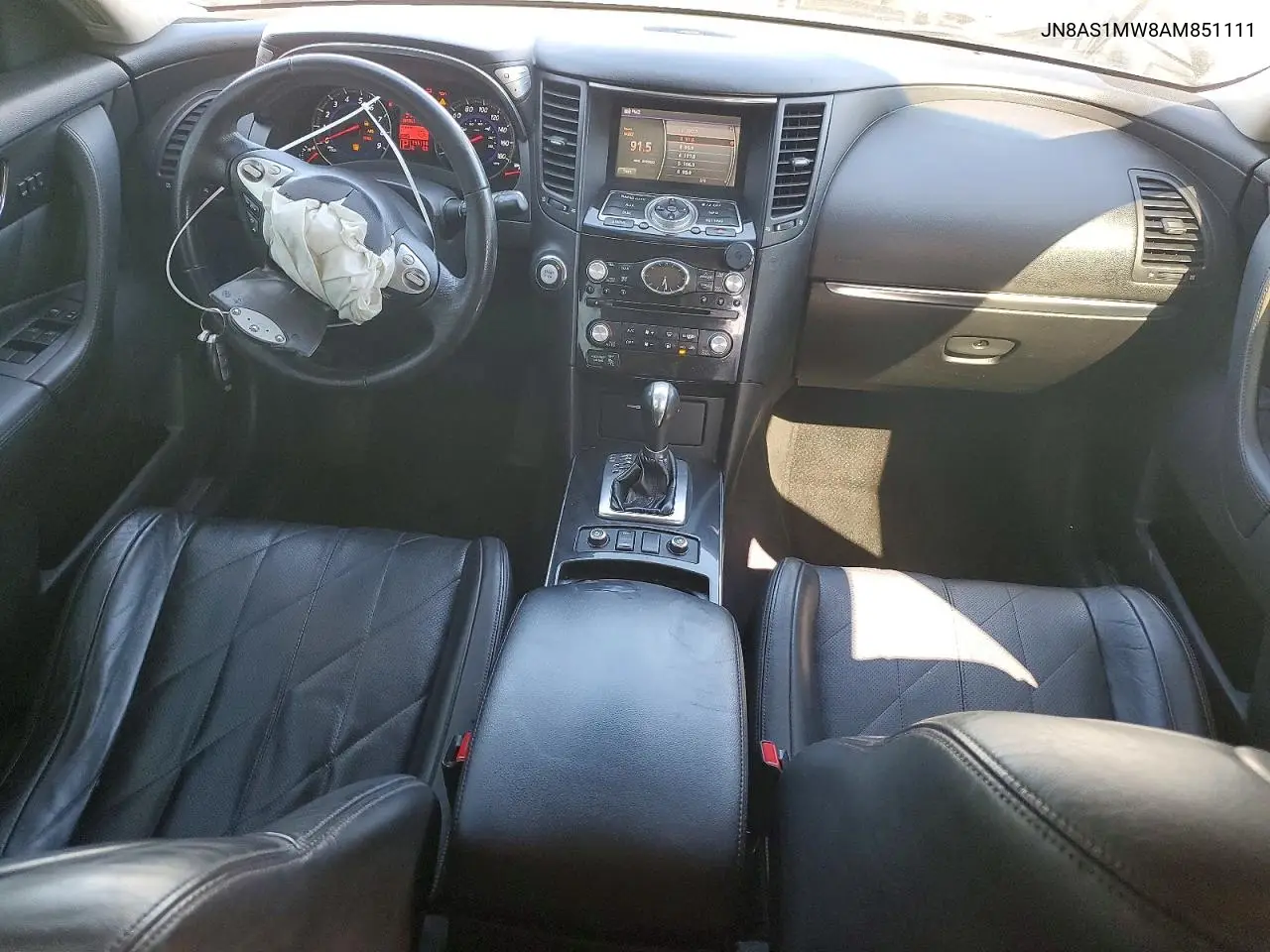 2010 Infiniti Fx35 Base VIN: JN8AS1MW8AM851111 Lot: 50508776