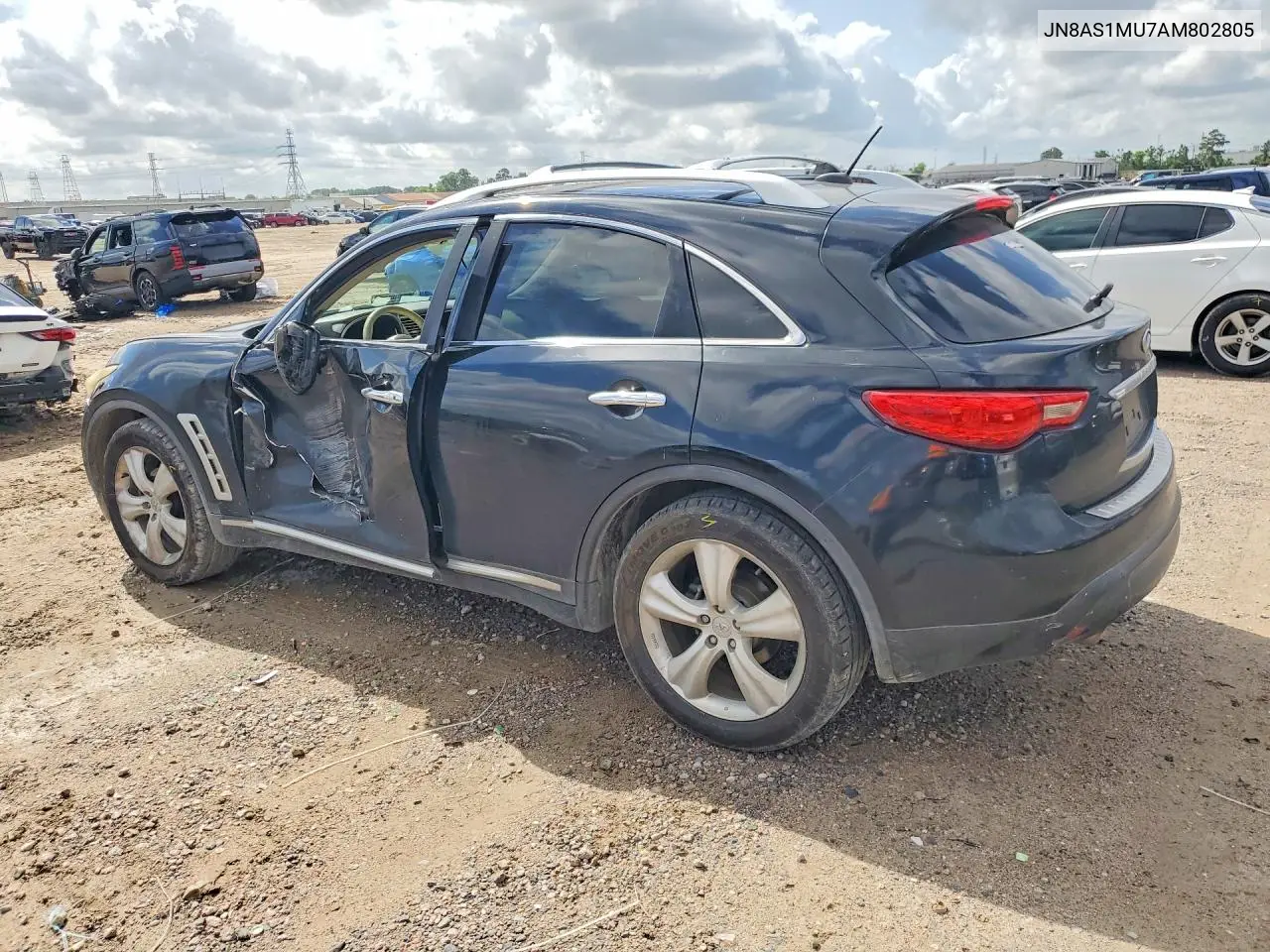 2010 Infiniti Fx35 Rwd VIN: JN8AS1MU7AM802805 Lot: 51087016