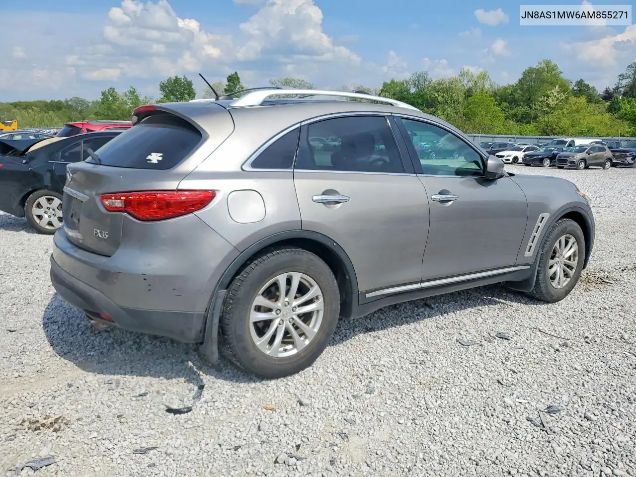 2010 Infiniti Fx35 Base VIN: JN8AS1MW6AM855271 Lot: 51333596