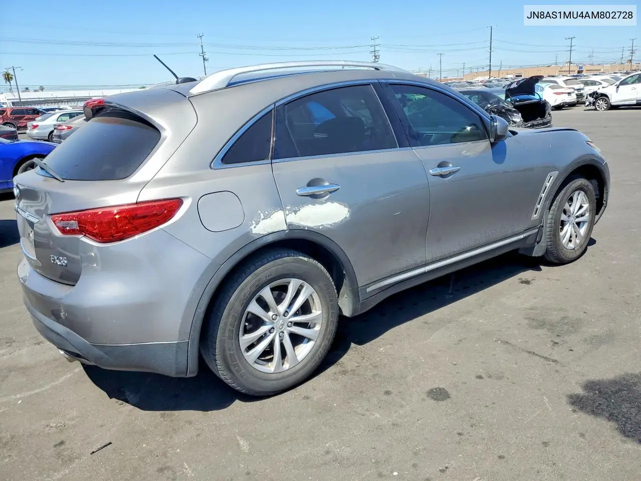 2010 Infiniti Fx35 Base VIN: JN8AS1MU4AM802728 Lot: 57456976