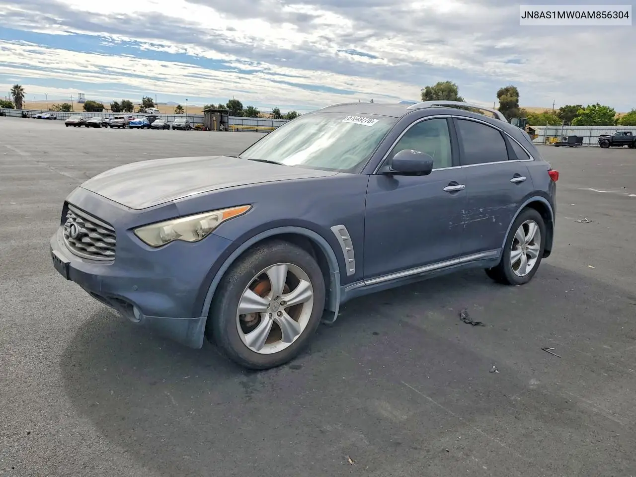 2010 Infiniti Fx35 Base VIN: JN8AS1MW0AM856304 Lot: 61649776