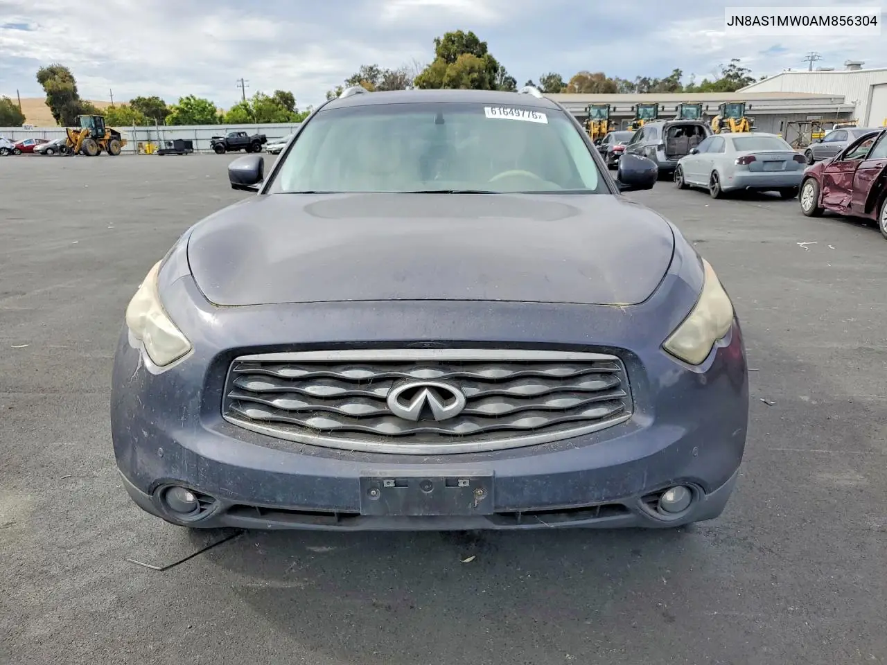 2010 Infiniti Fx35 Base VIN: JN8AS1MW0AM856304 Lot: 61649776