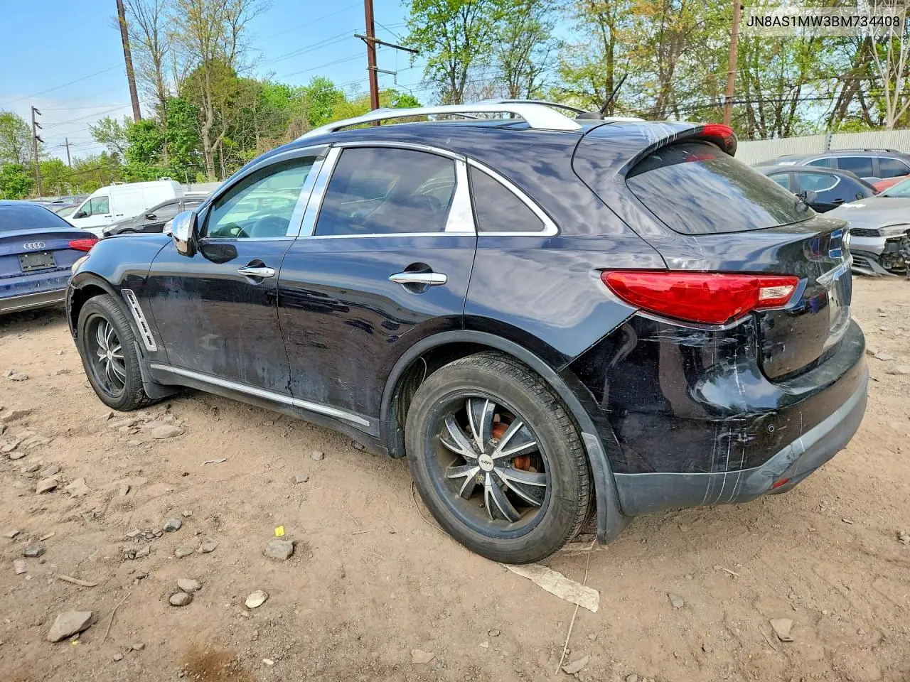 2011 Infiniti Fx35 Base VIN: JN8AS1MW3BM734408 Lot: 50814186