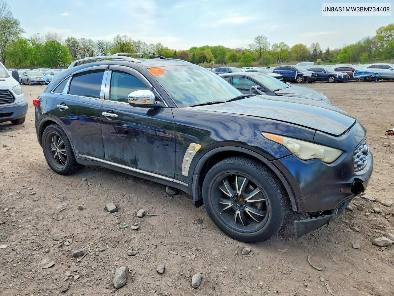 2011 Infiniti Fx35 Base VIN: JN8AS1MW3BM734408 Lot: 50814186