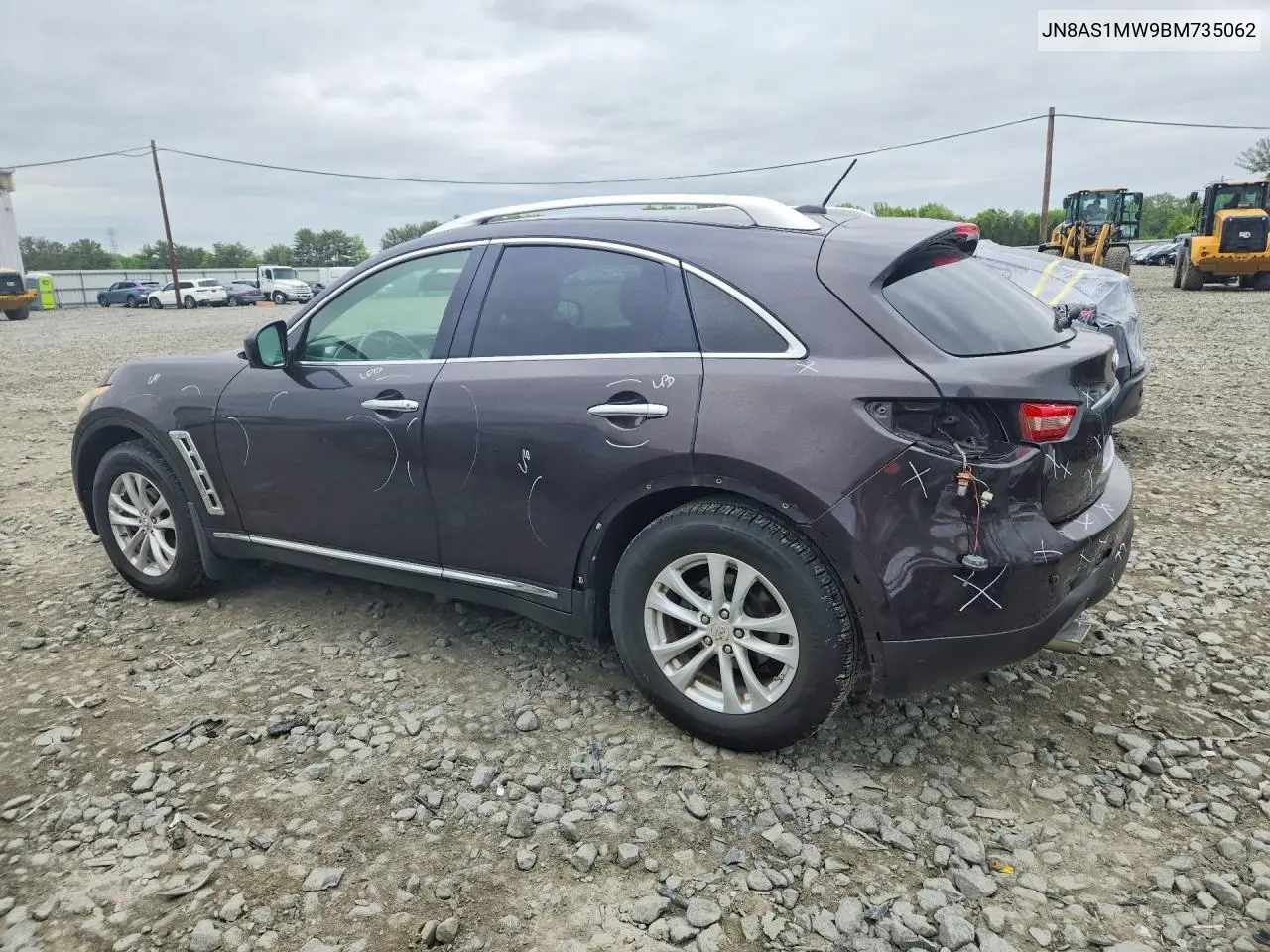 2011 Infiniti Fx35 Base VIN: JN8AS1MW9BM735062 Lot: 52466286