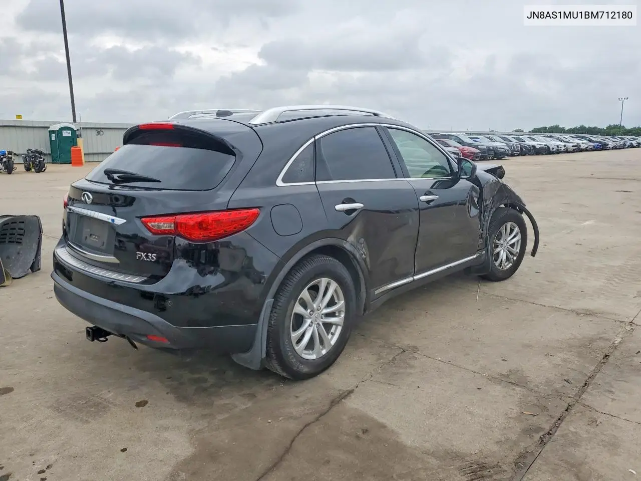 2011 Infiniti Fx35 Base VIN: JN8AS1MU1BM712180 Lot: 54673126