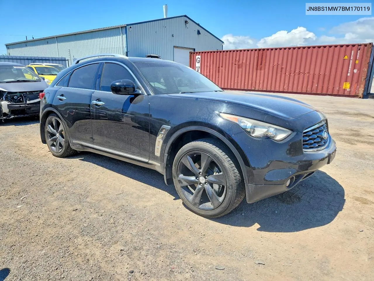 2011 Infiniti Fx50 Base VIN: JN8BS1MW7BM170119 Lot: 59363436